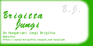 brigitta jungi business card